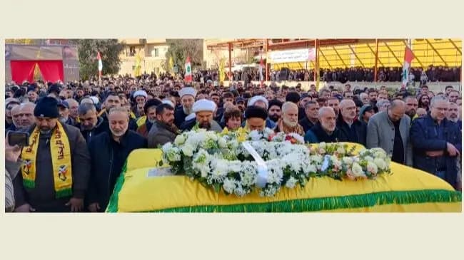 المفتي قبلان خلال تشييع الشهيدين ياغي والسبلاني في بعلبك: الشهادة والقدرات الممانعة هي القوة التي تحمي لبنان